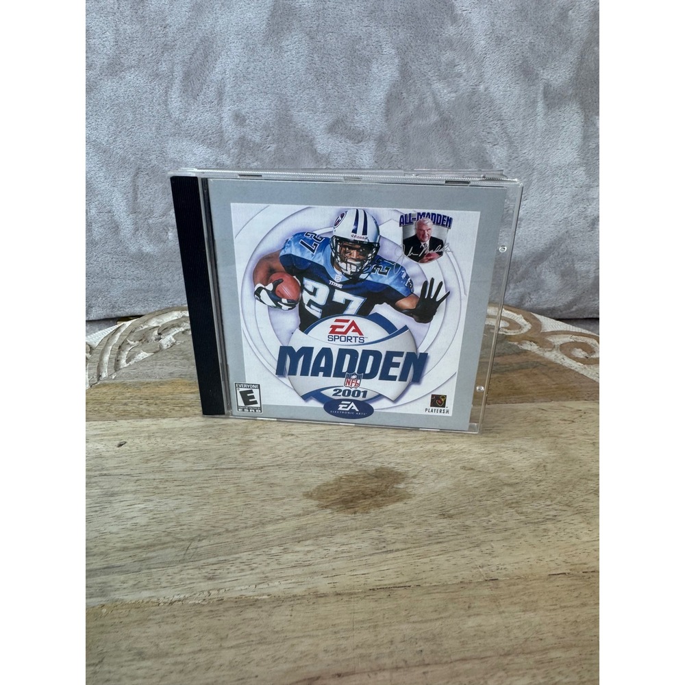 Madden NFL 2001 PC Game CD-ROM EA Sports Eddie George John Madden Vintage 2000